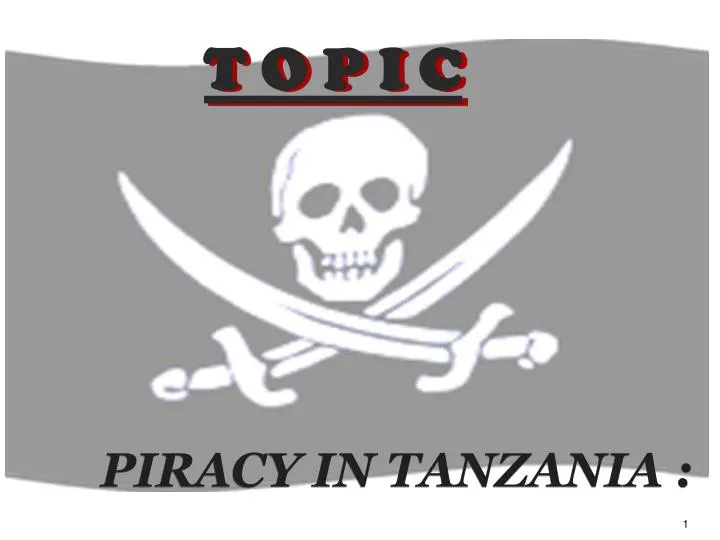 piracy in tanzania n.