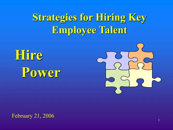 strategies for hiring key employee talent n.