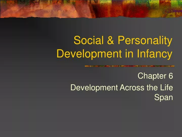 social personality development in infancy n.