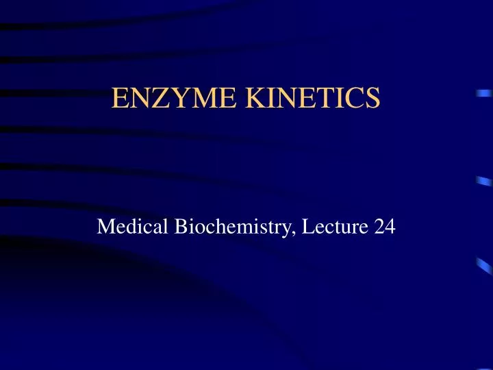 enzyme kinetics n.