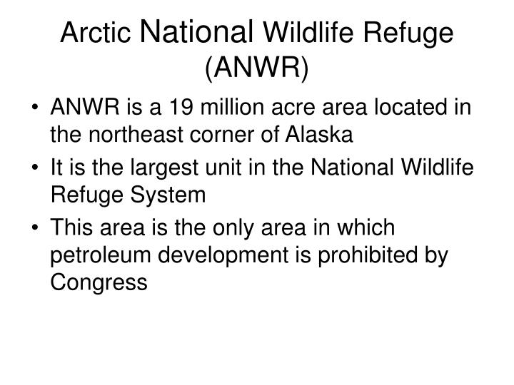 arctic national wildlife refuge anwr n.