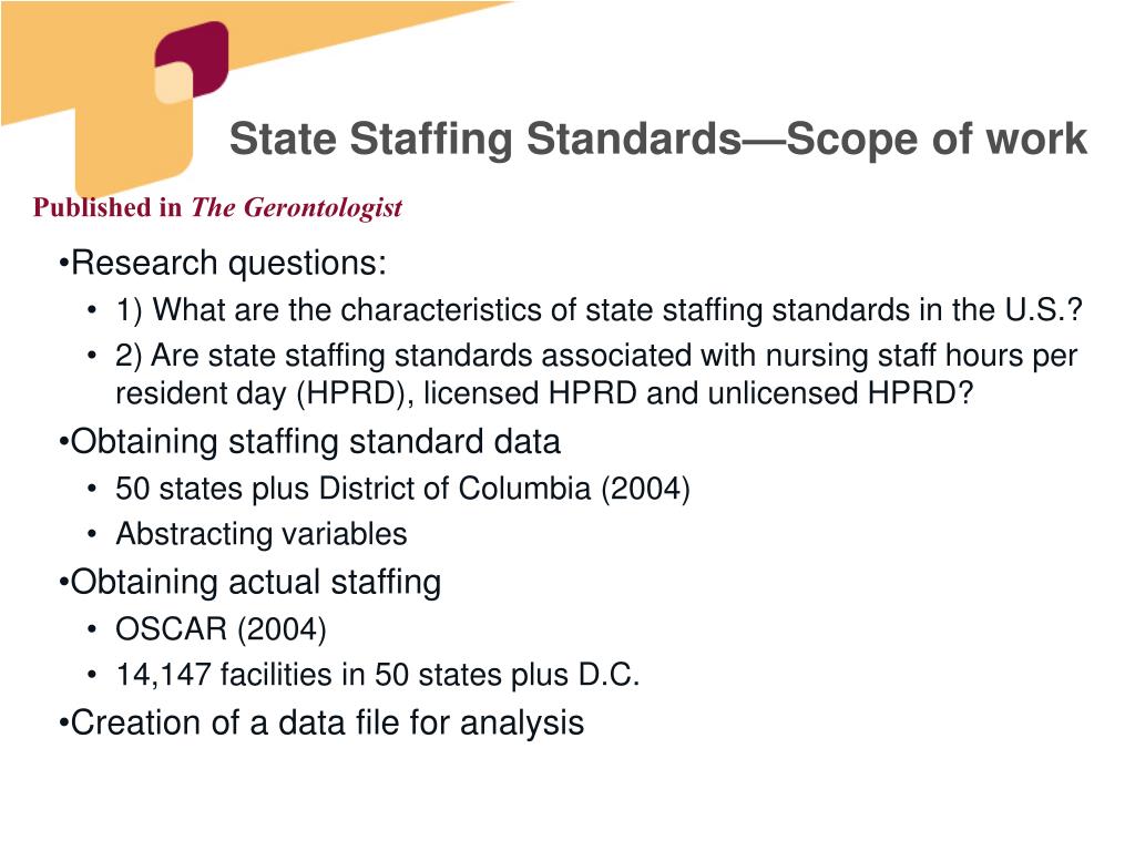 PPT Is there Evidence for Mandated Nurse Staffing Standards for