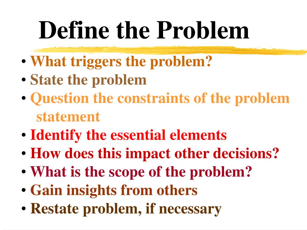 problem solving definition in simple words