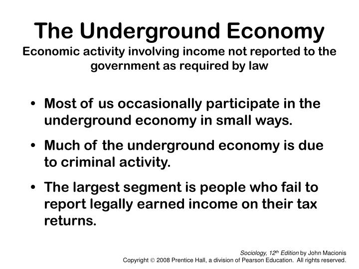 PPT The Economy and Work PowerPoint Presentation ID251387