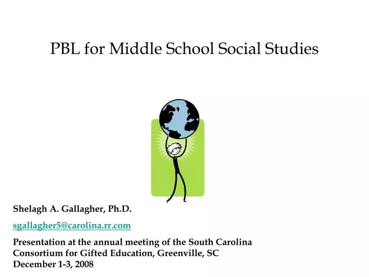 pbl for middle school social studies n.