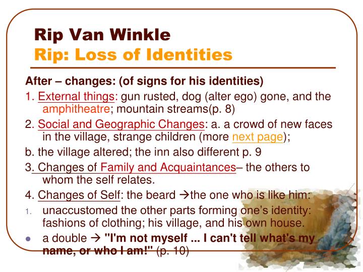 rip van w inkle revision essay Free rip van winkle papers, essays, and research papers. rip van w inkle revision essay Free rip van winkle papers, essays, and research papers.