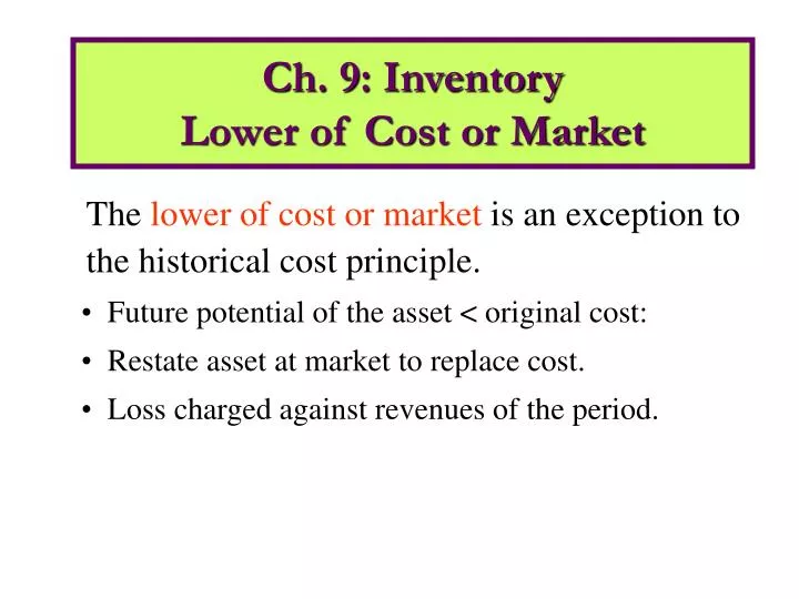 ch9 cost planning ch9 cost planning