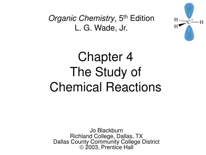 chapter 4 the study of chemical reactions n.