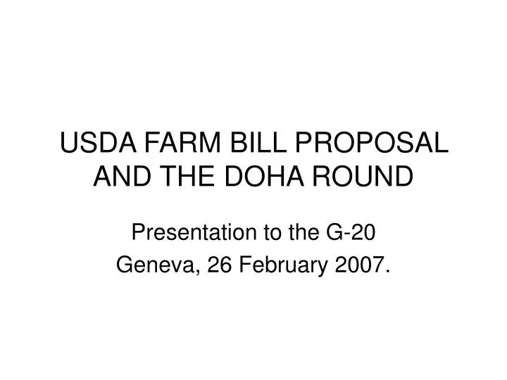 2024 Farm Bill Summary Ppt Rhona Cherrita