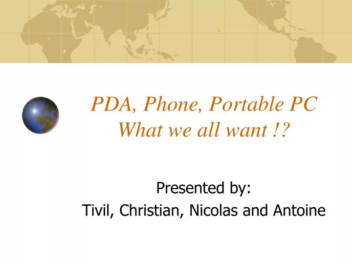 pda phone portable pc what we all want n.