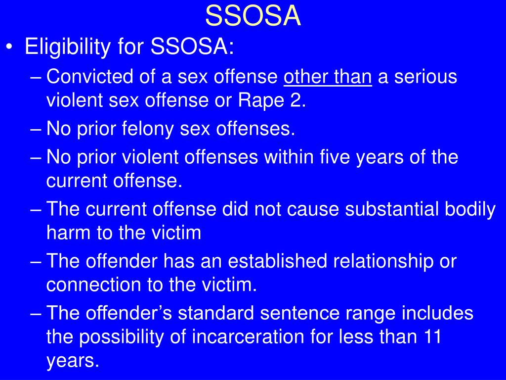 PPT - The Basics of Sex Offender Sentencing in Washington PowerPoint Presentation - ID:253013