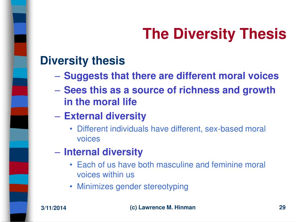 diversity thesis