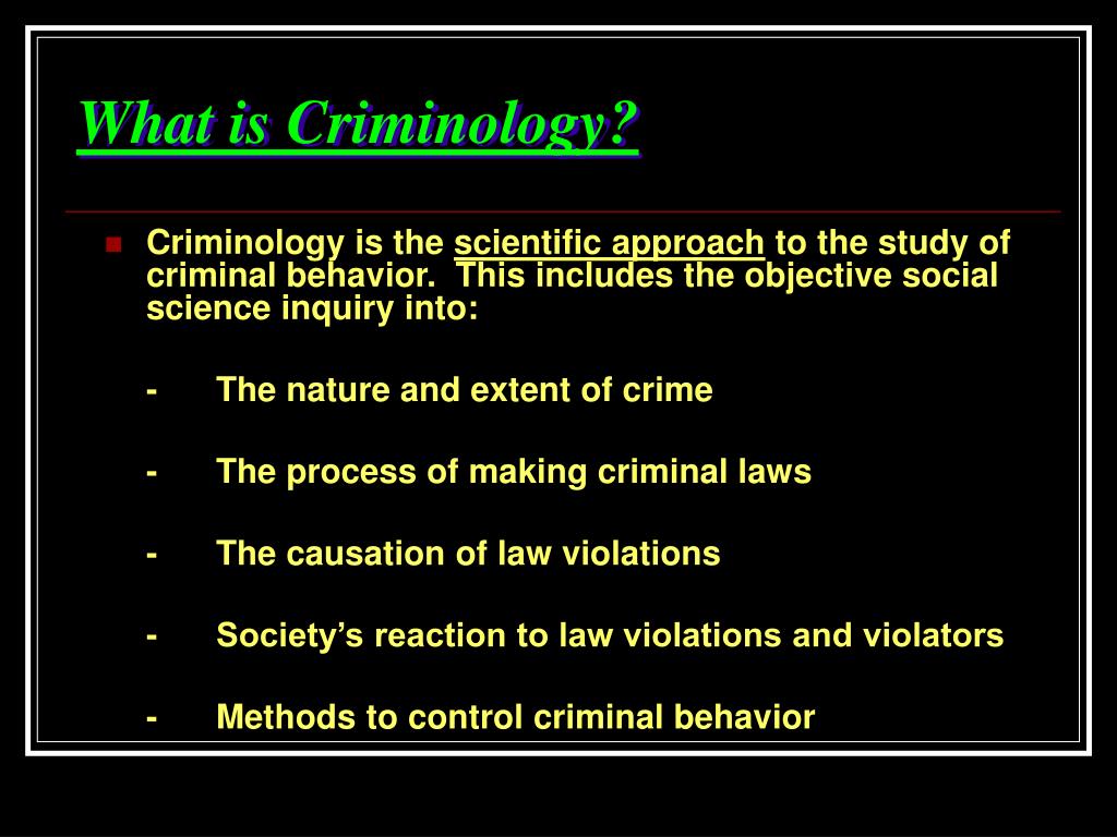 why study criminal law