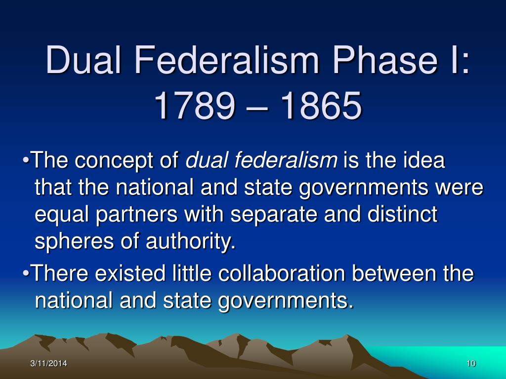 dual federalism definition