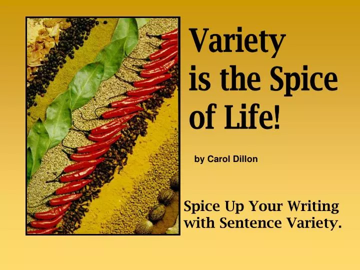 spice up your writing with sentence variety n.