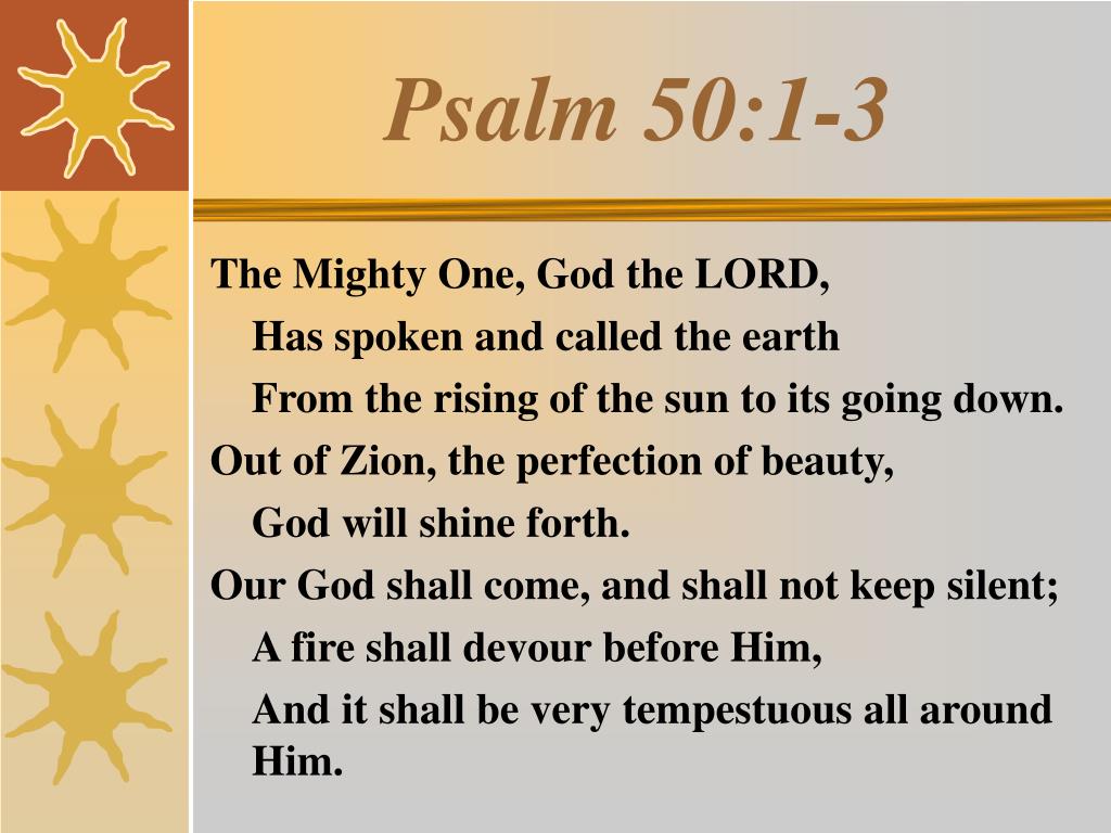 Ppt Psalm 50 1 3 Powerpoint Presentation Free Download Id