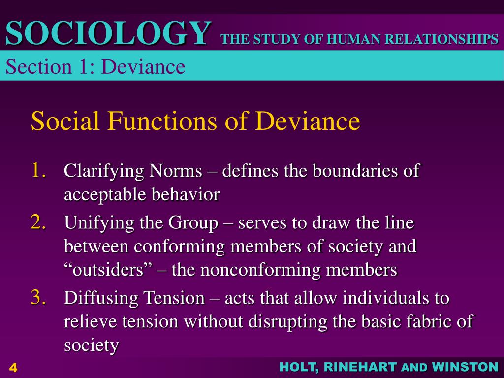 social functions of deviance 