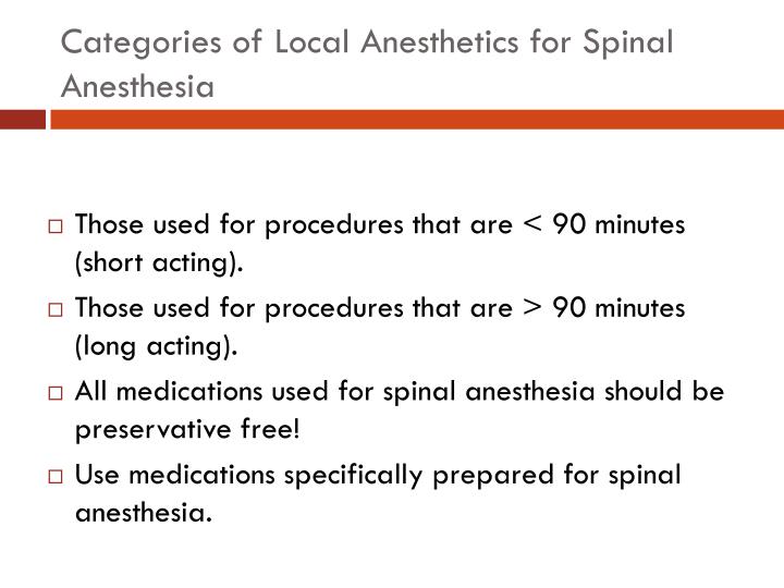 ppt local anesthetics used