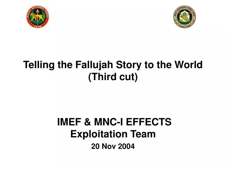 imef mnc i effects exploitation team 20 nov 2004 n.