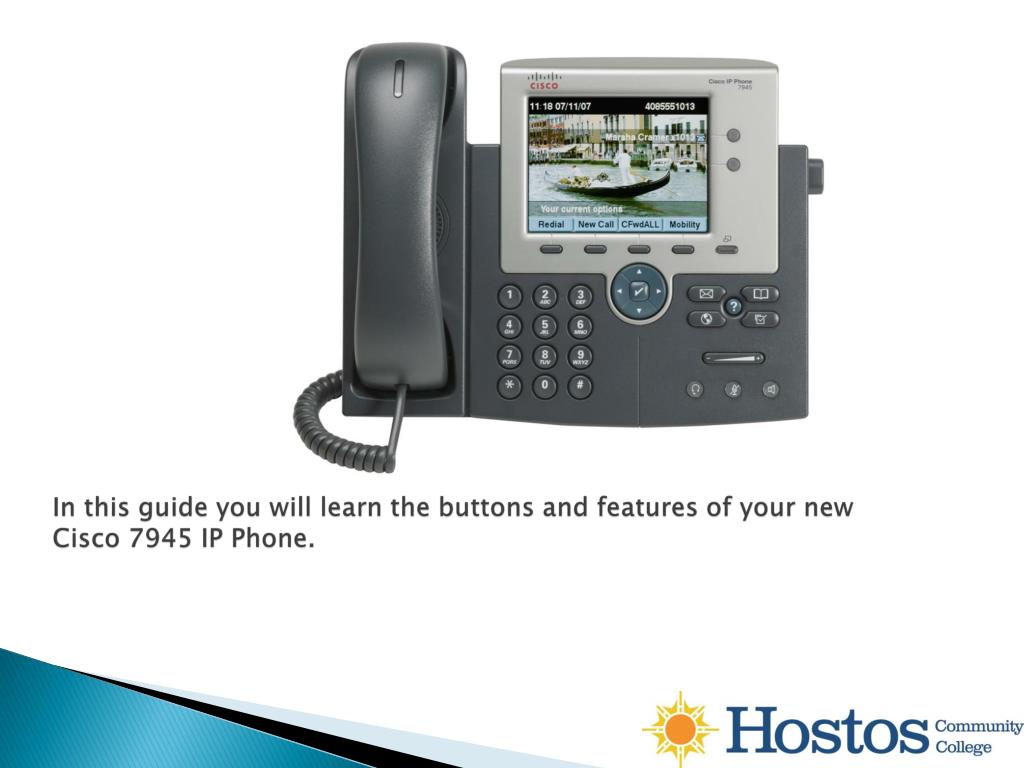 PPT Cisco 7945 IP Phone PowerPoint Presentation, free download ID