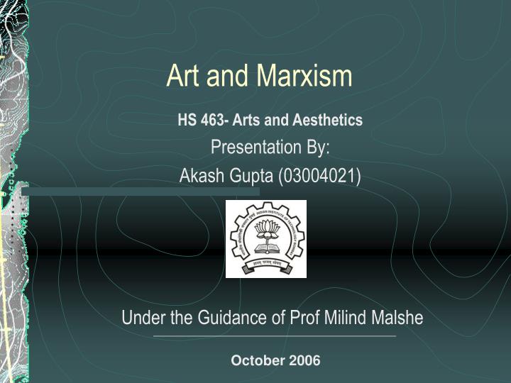 PPT - Art and Marxism PowerPoint Presentation, free download - ID:256132