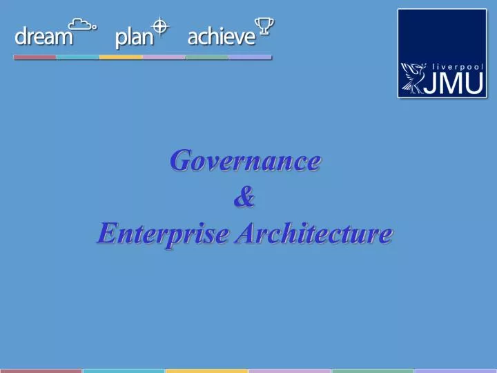 governance enterprise architecture n.