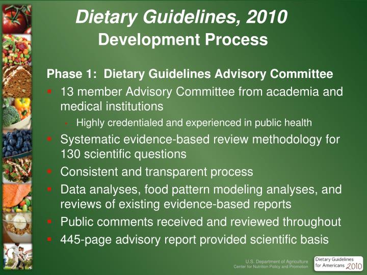 dietary guidelines for americans ppt