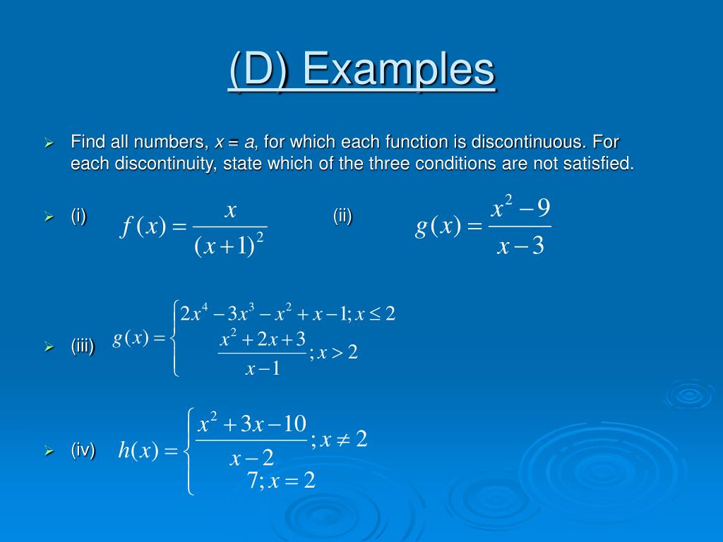PPT - BCC.01.9 – Continuity and Differentiability of Functions ...