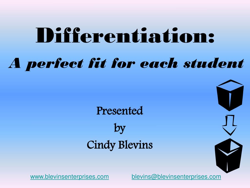 Ppt Differentiation Powerpoint Presentation Free Download Id257125