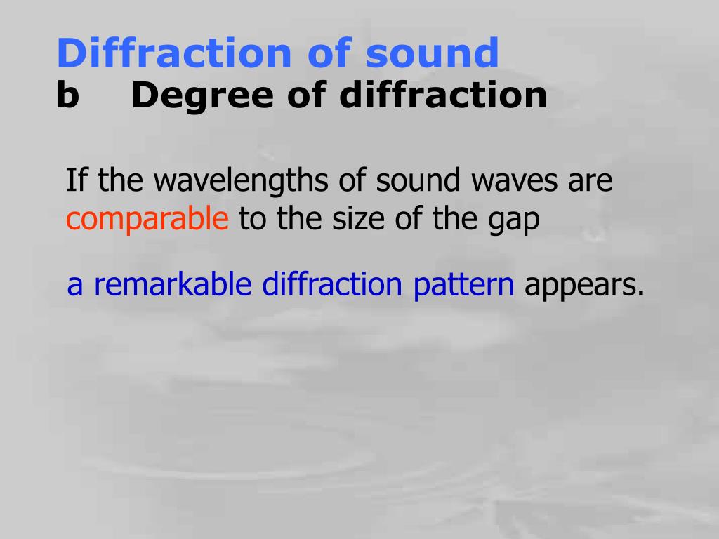 examples of sound diffraction