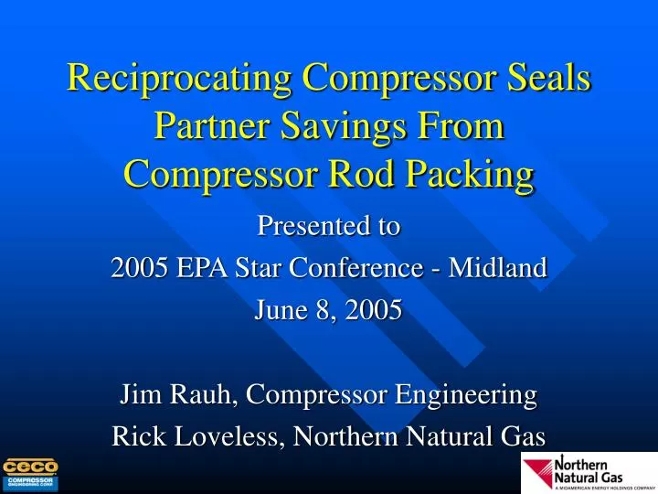 reciprocating compressor seals partner savings from compressor rod packing n.