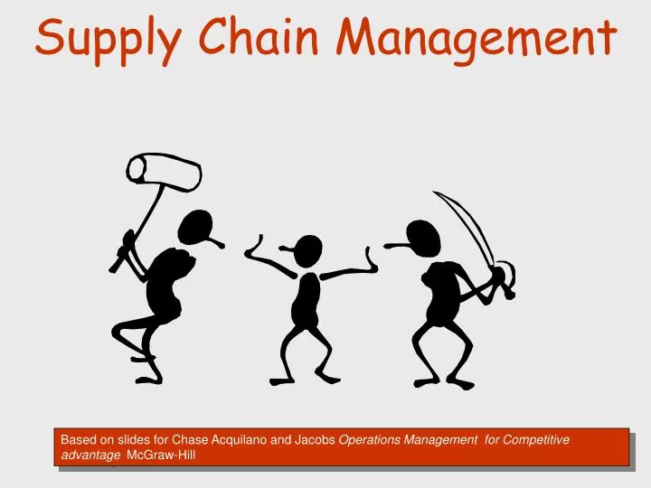supply chain management n.