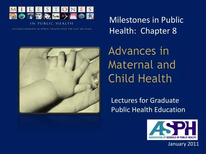 advances in maternal and child health n.