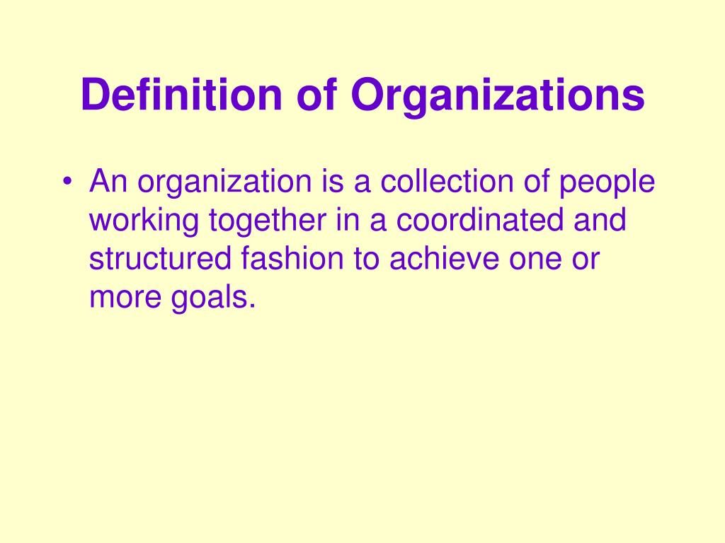 PPT - ORGANIZATIONS and MANAGEMENT PowerPoint Presentation ...