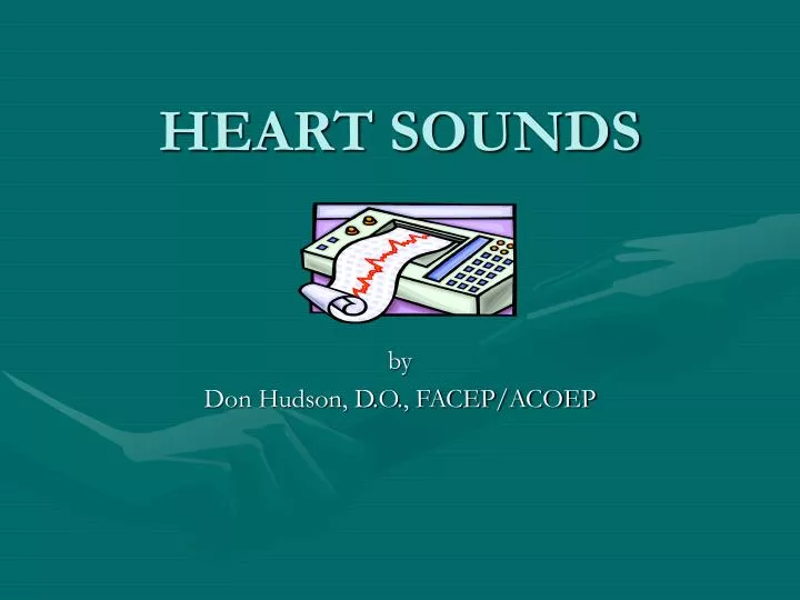heart sounds n.