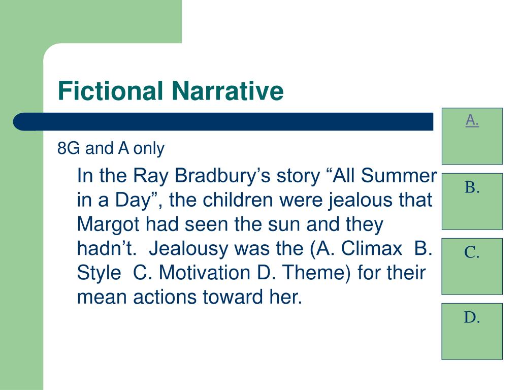 ideas for a fictional narrative essay