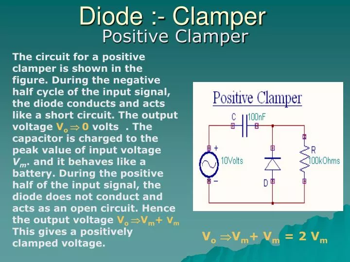 diode clamper n.