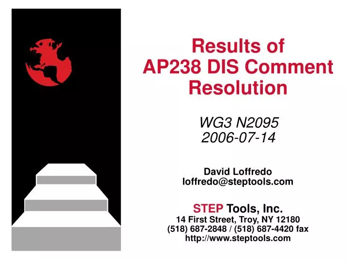 results of ap238 dis comment resolution n.