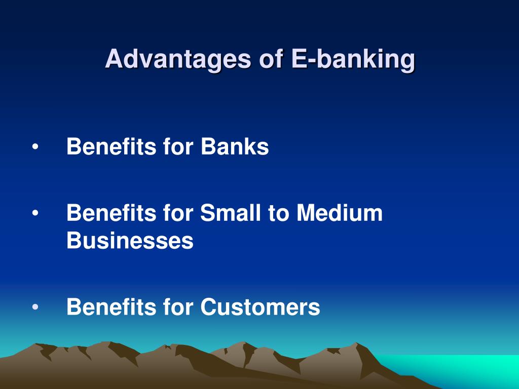 e banking benefits essay