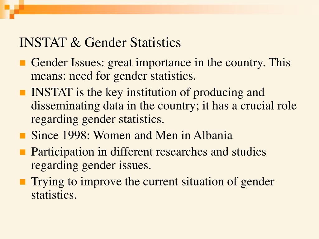 Ppt Gender Statistics Achievements And Challenges Powerpoint