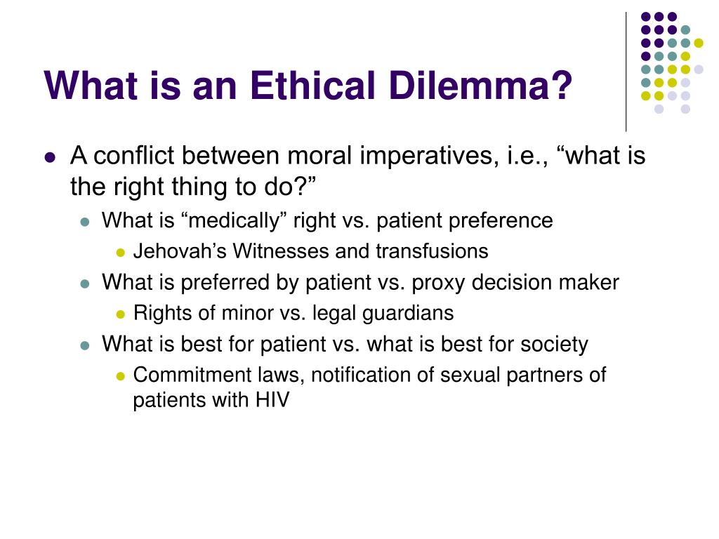 case study with ethical dilemma in healthcare