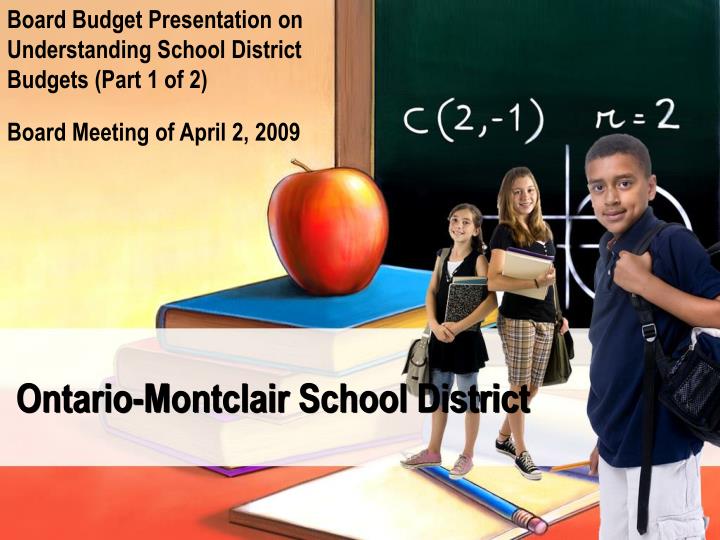 PPT OntarioMontclair School District PowerPoint Presentation, free