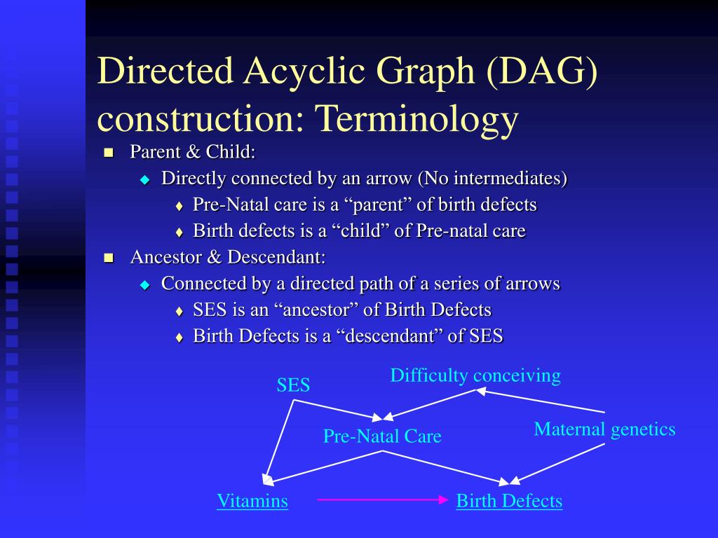 PPT - Causal Diagrams: Directed Acyclic Graphs to ... causal diagram ses 
