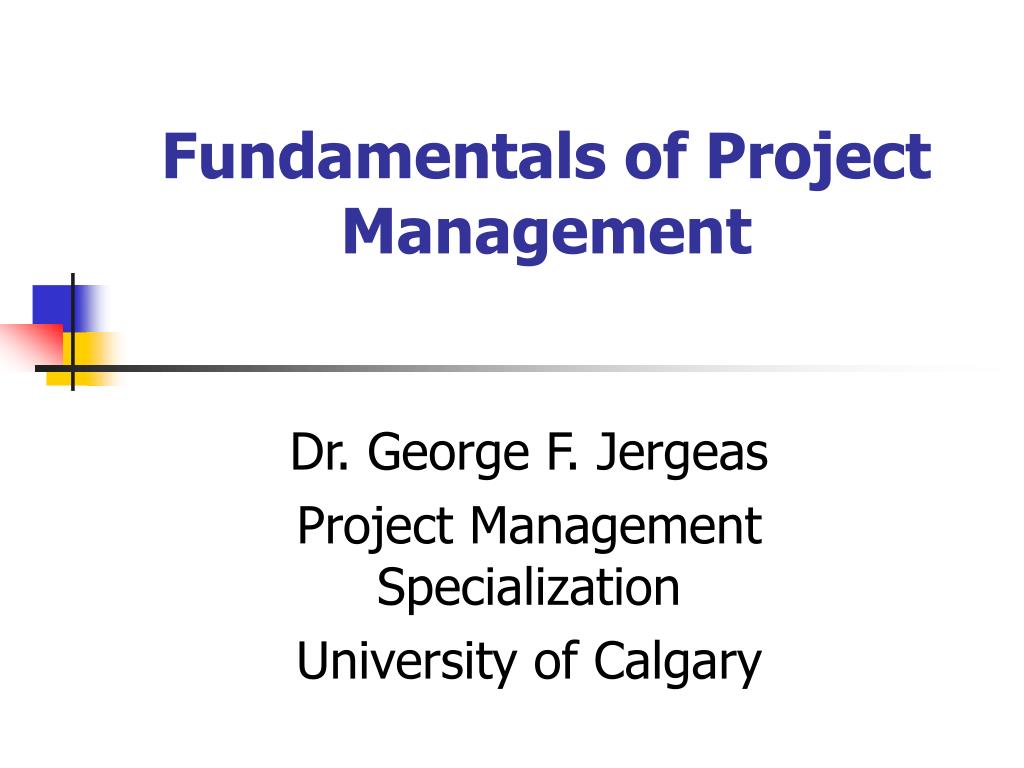 fundamentals of project management assignment