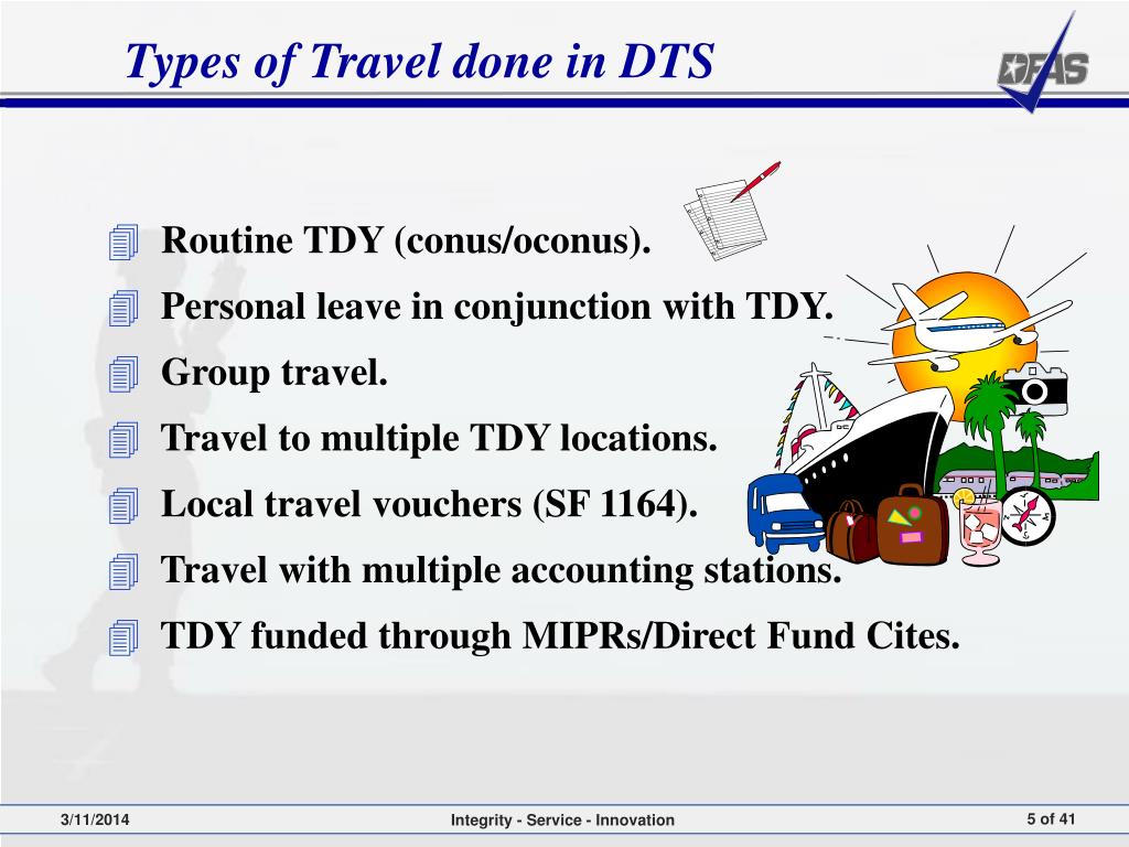 dts travel on holiday