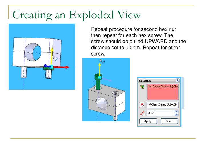 PPT - Solidworks Lesson 5 - Assembly Configurations And Motion ...