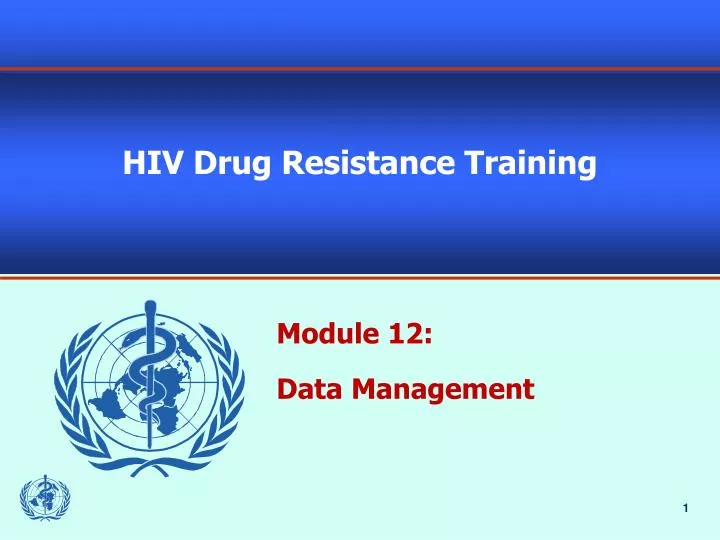 hiv drug resistance training n.