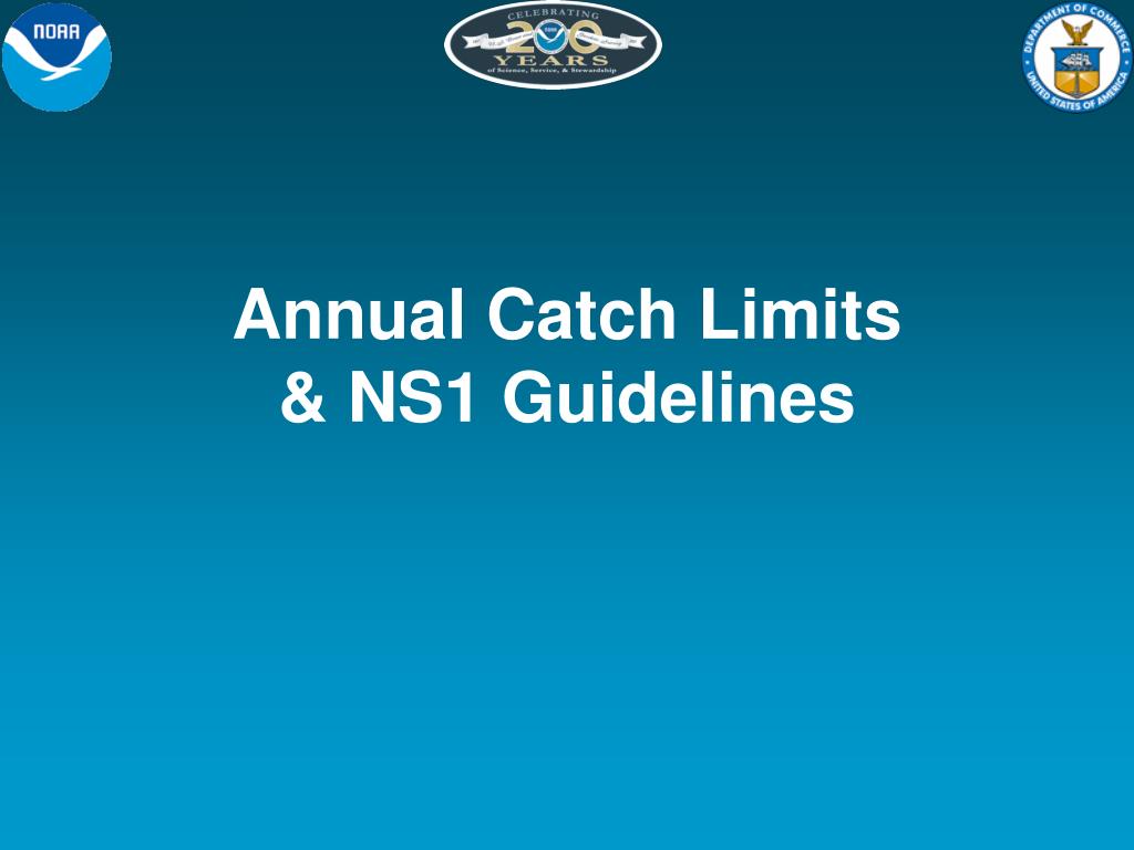 PPT Annual Catch Limits & NS1 Guidelines PowerPoint Presentation ID