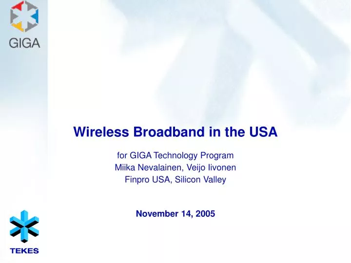 wireless broadband in the usa n.
