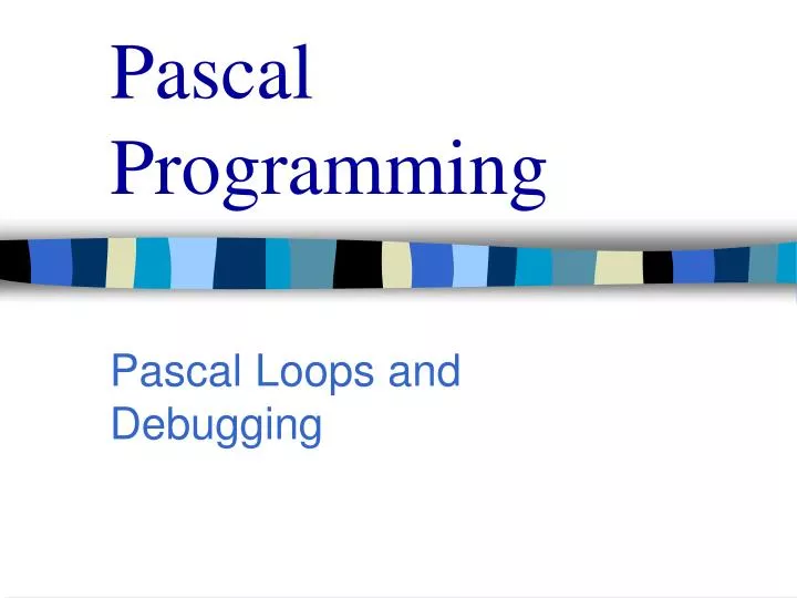 pascal programming n.